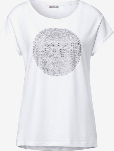 STREET ONE Shirt in Silver / White, Item view