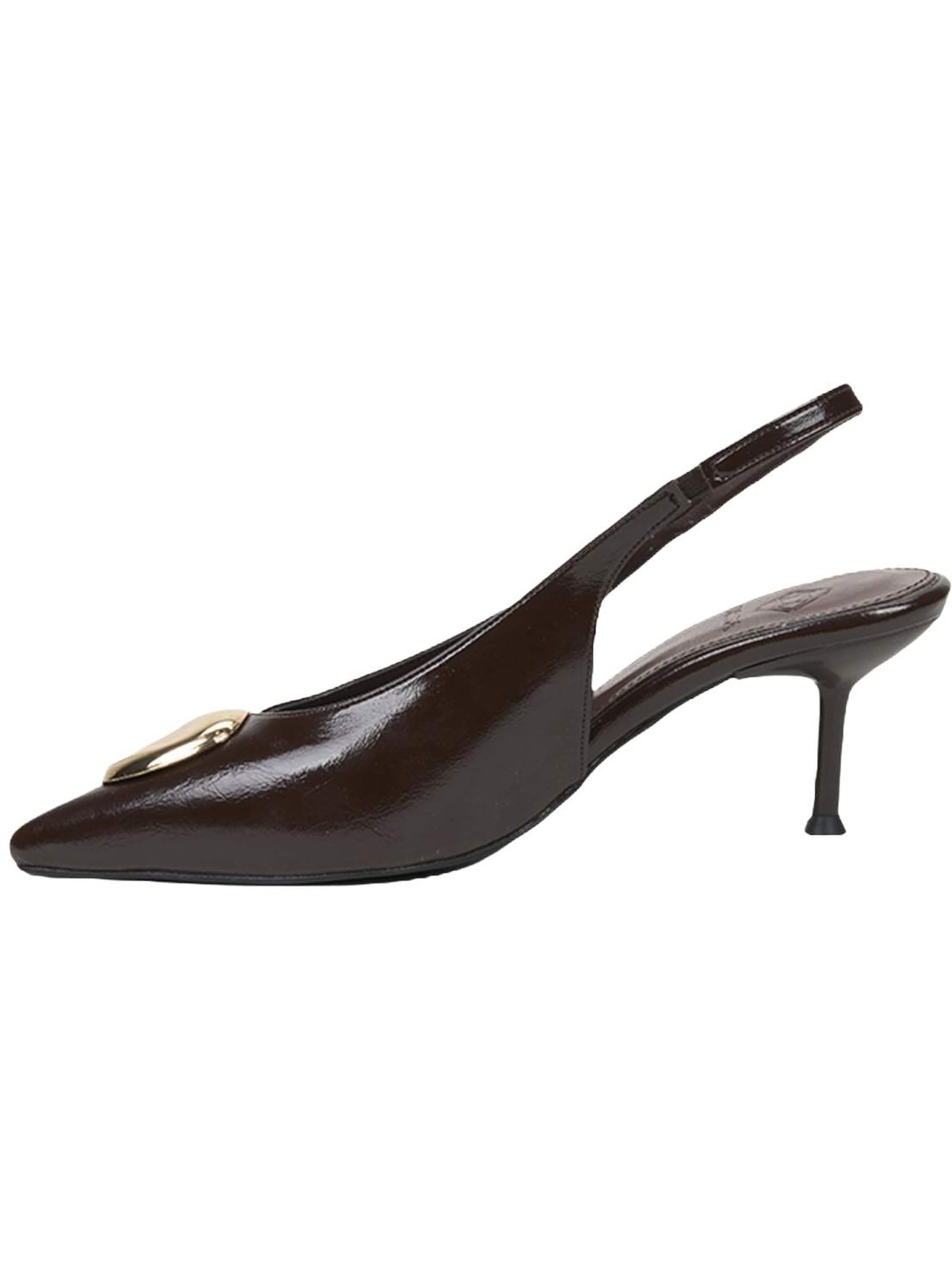 Desa - Zapatos con plataforma 'Pumps' en marrón