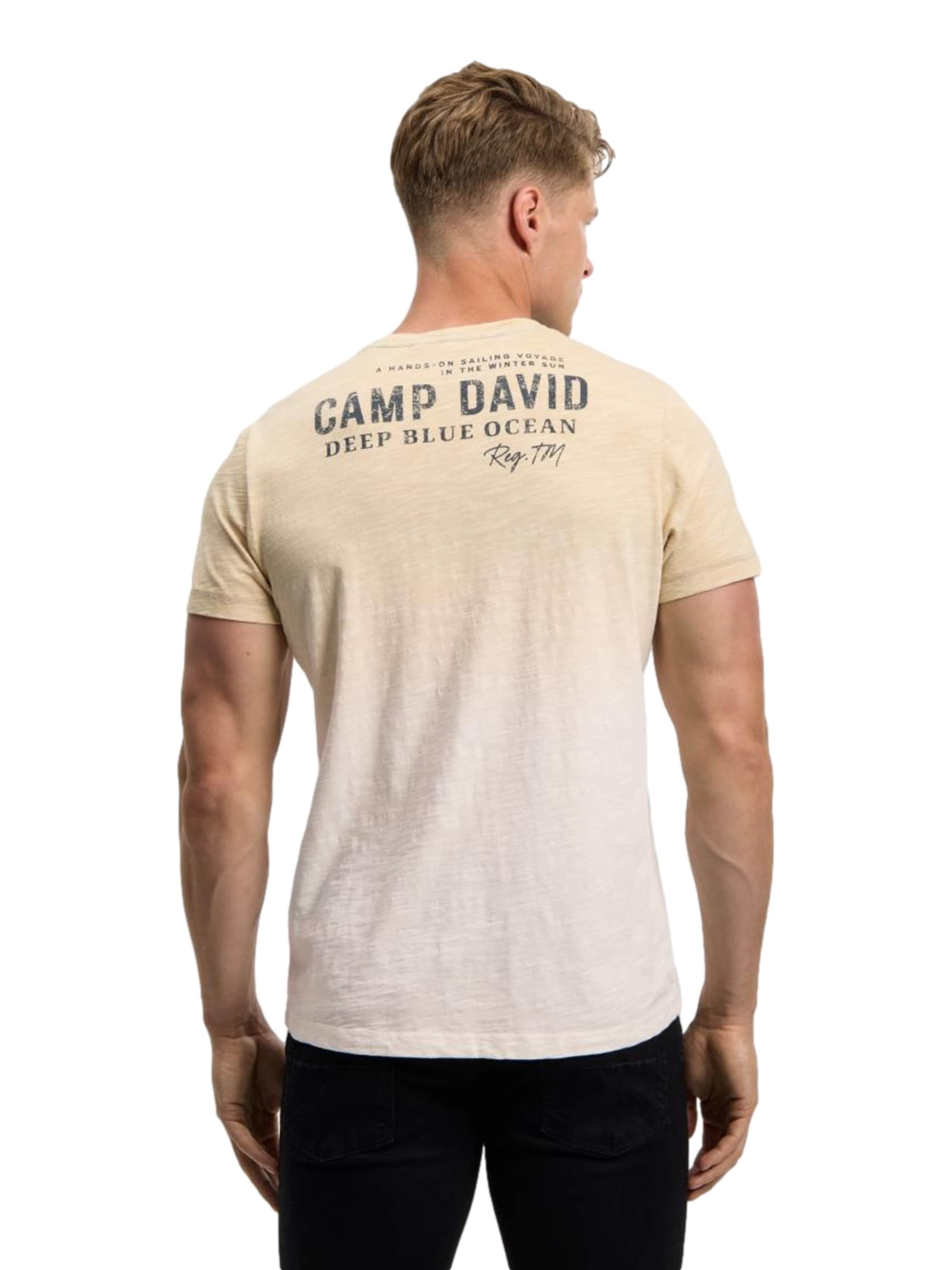 CAMP DAVID Футболка в Бежевый