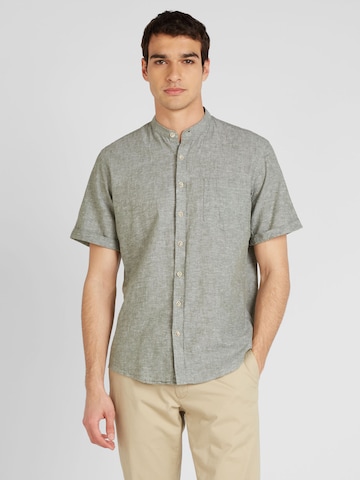 Jack's Regular fit Button Up Shirt in Green: front