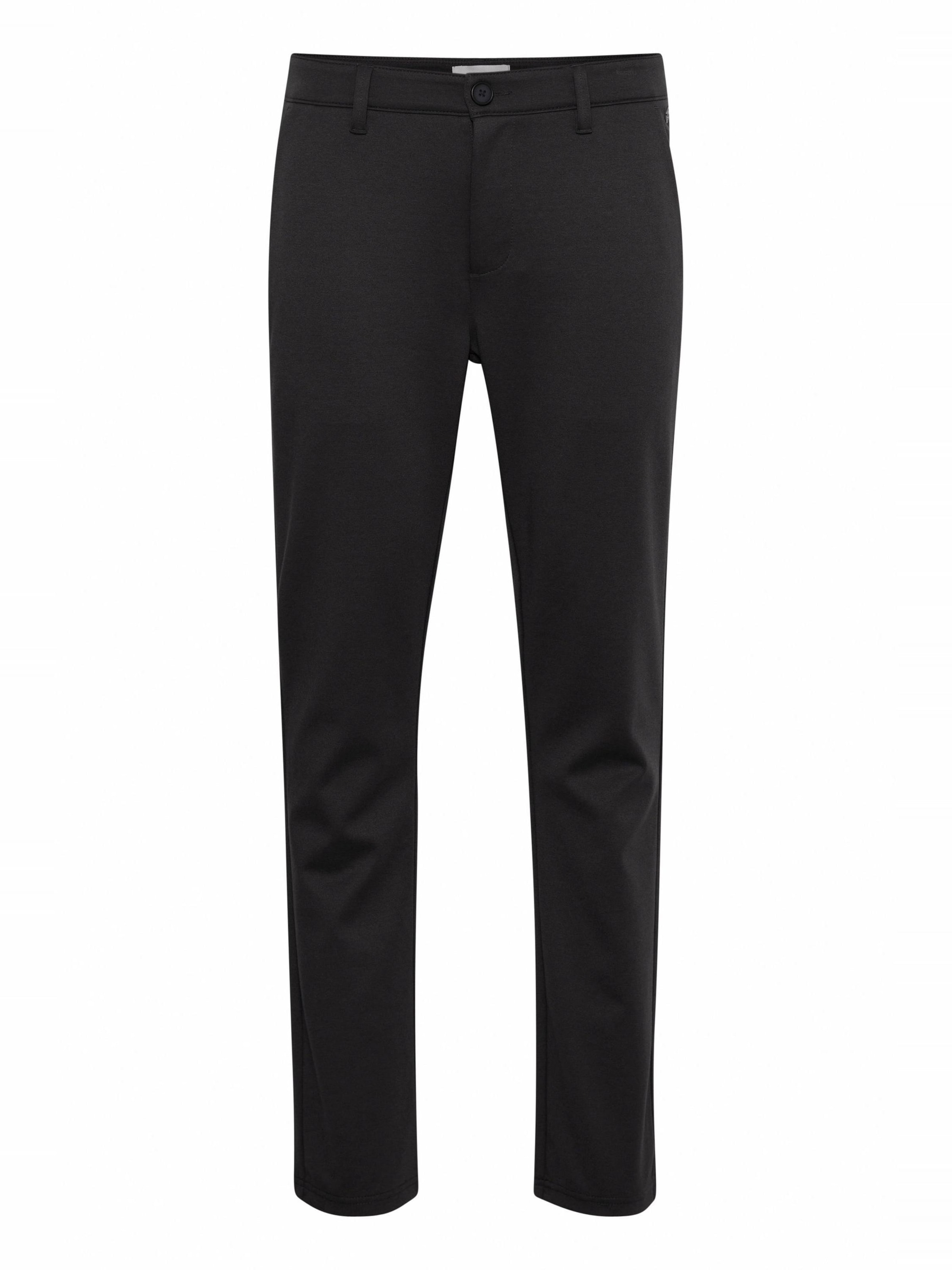 BLEND Slim fit Chino Pants 'Langford' in Black: front