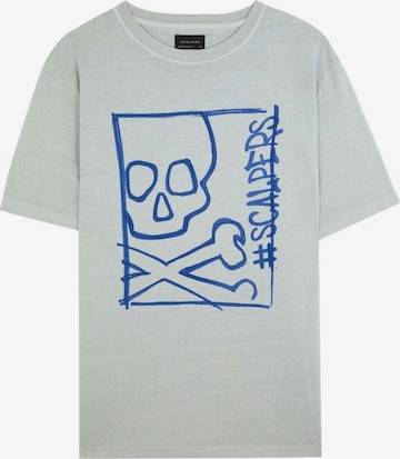 T-Shirt Scalpers en gris : devant