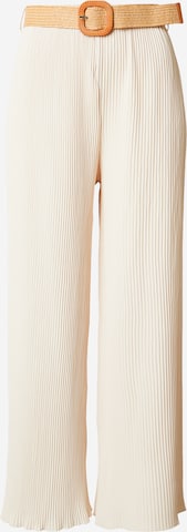 ZABAIONE Wide Leg Housut 'Ma44rissa' värissä beige: etupuoli