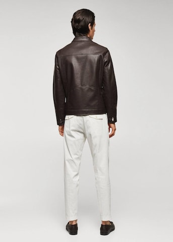 MANGO MAN Between-Season Jacket 'brake' in Brown