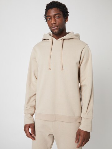 ABOUT YOU x Louis Darcis Sweatshirt in Beige: front