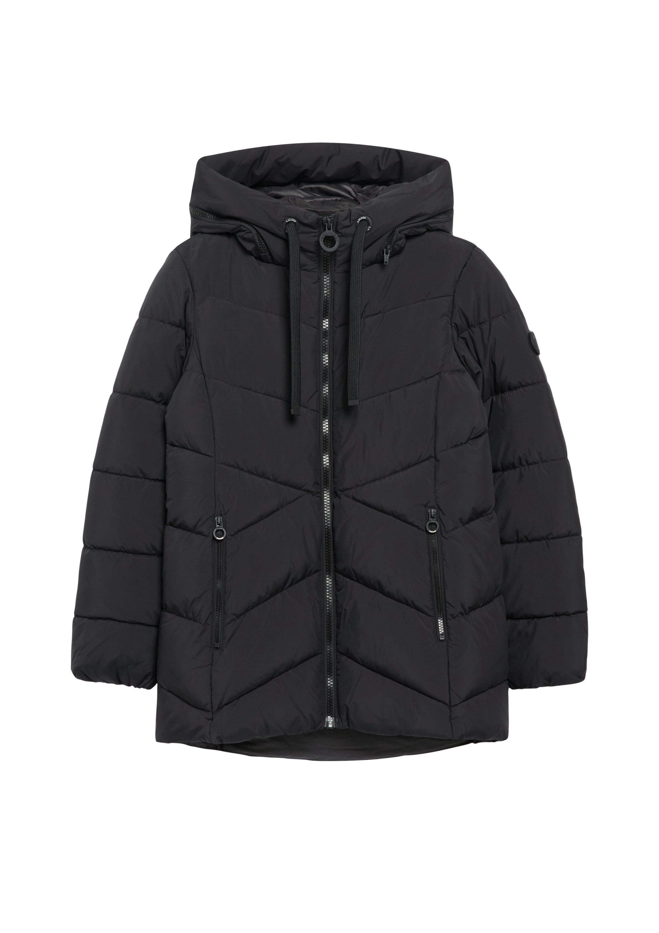 s.Oliver Jacke in Schwarz: Vorderseite
