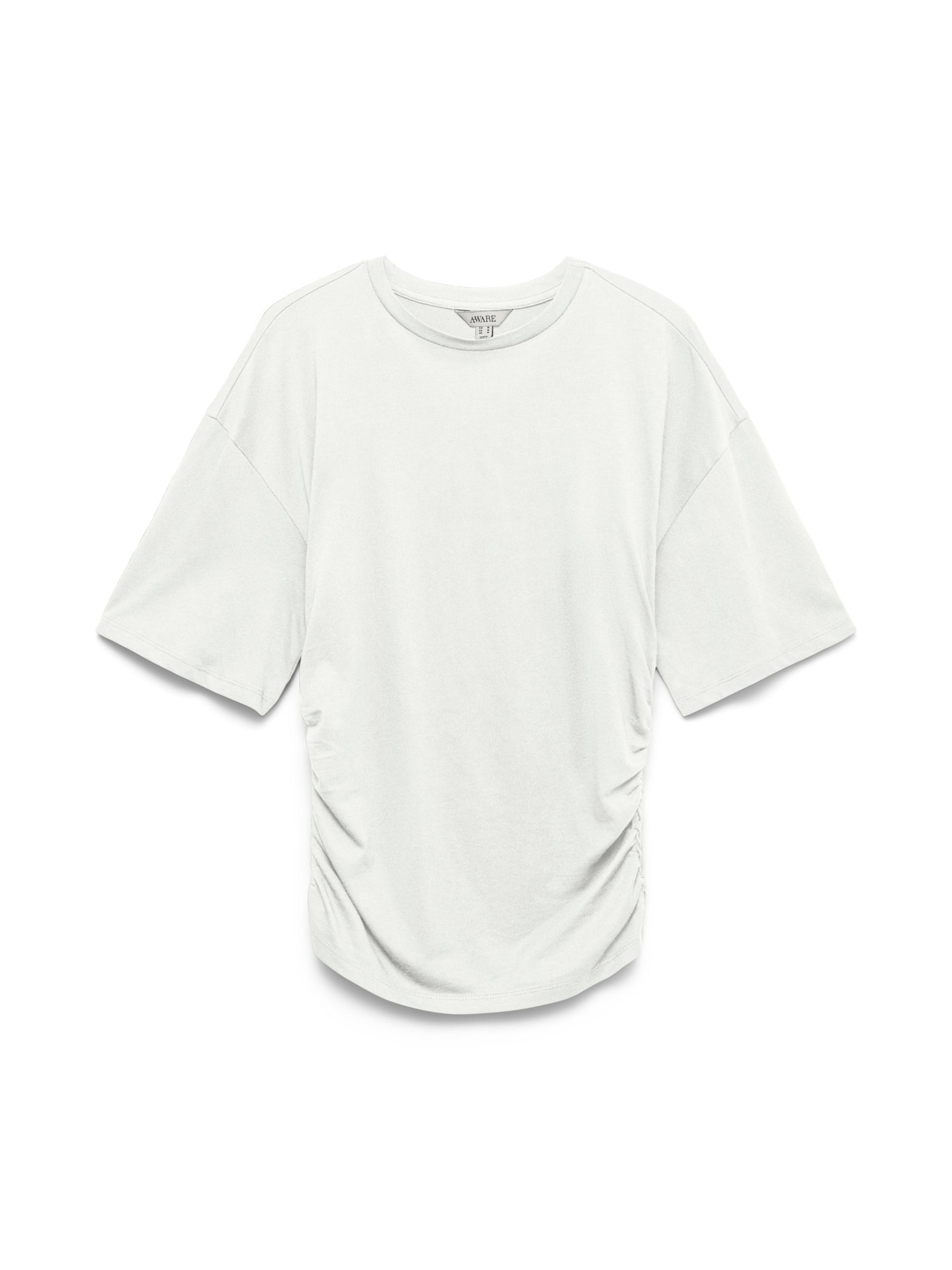 VERO MODA Тениска 'VMNAVARO' в бяло: отпред