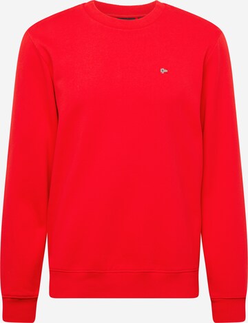 NAPAPIJRI Regular Fit Sweatshirt 'BALIS' in Rot: predná strana