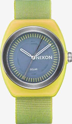 Nixon Analog Watch 'Solar' in Yellow: front