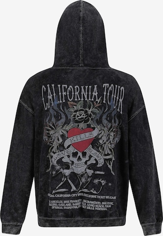 Ed Hardy Pullover 'California Tour' in Schwarz: Vorderseite