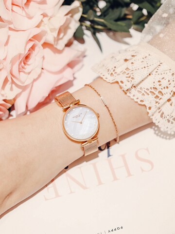 Victoria Hyde Uhr "Pearl" in Gold: Vorderseite