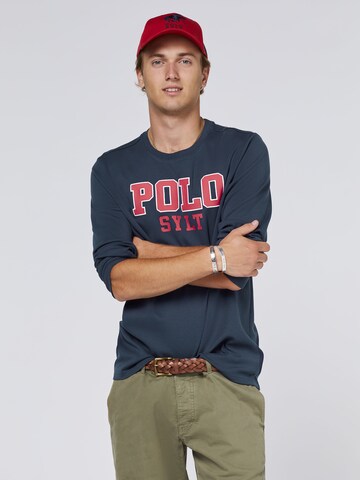 Polo Sylt Shirt in Blue: front