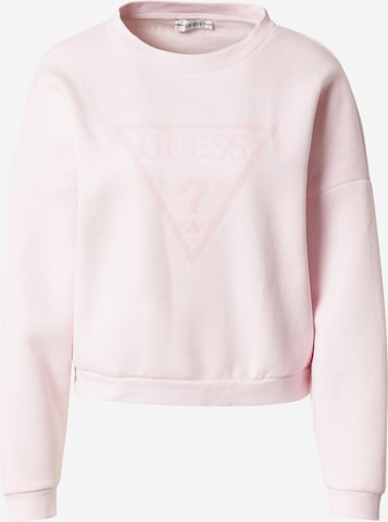 GUESS Sweatshirt 'JULIANE' in Pink: predná strana