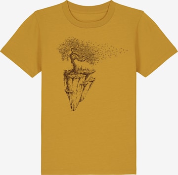 Life-Tree Shirt 'Maple Island' in Brown: front