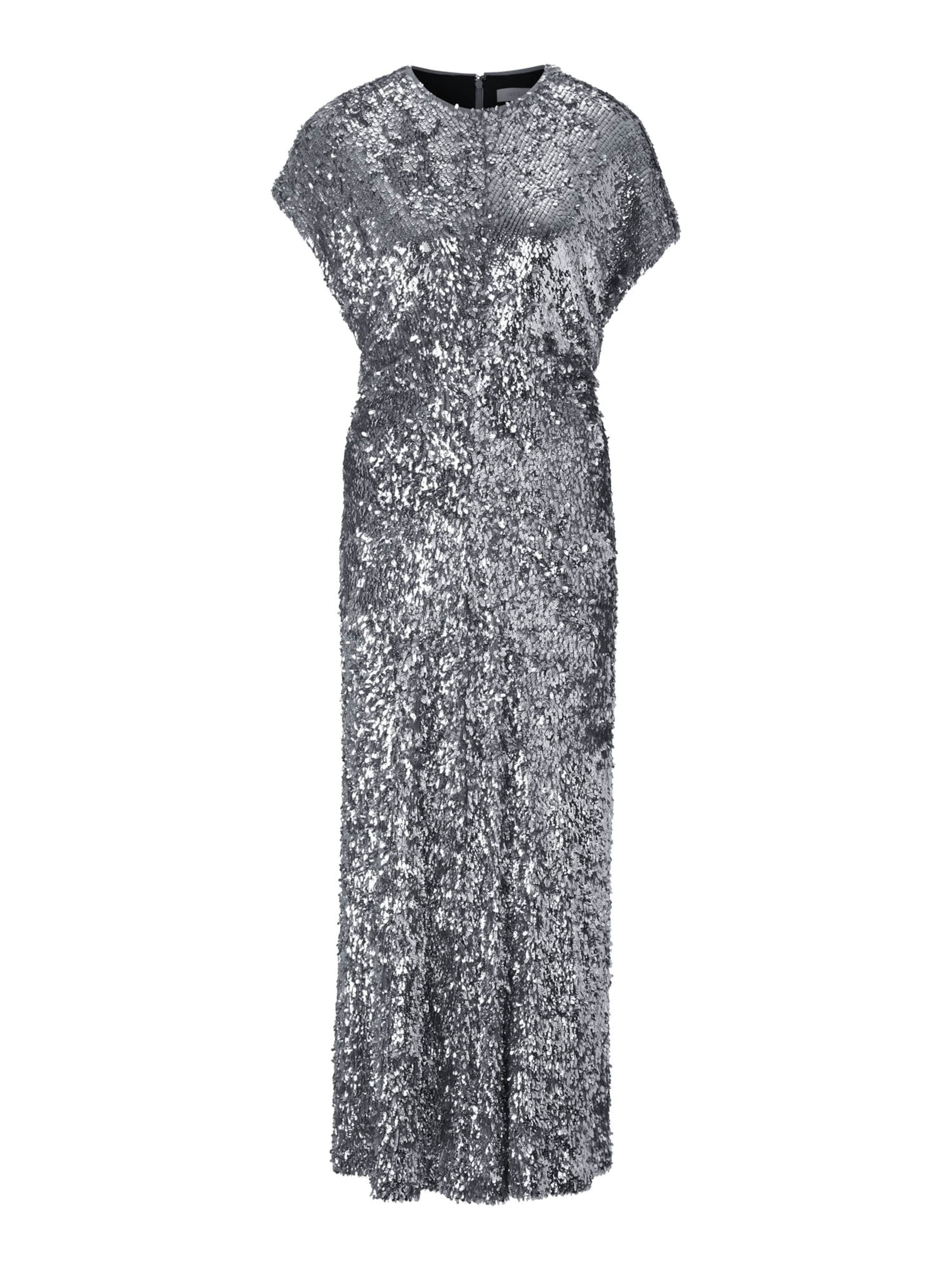 Rich & Royal Avondjurk in Grijs: voorkant