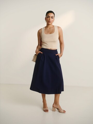 Guido Maria Kretschmer Women Skirt 'Fabiane' in Blue