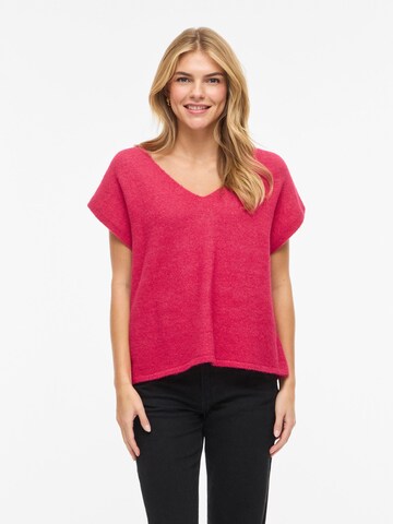 VILA Sweater in Pink: front