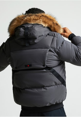 Zavetti Canada NAVAX HOODED BOMBER JACKET ' ' in Grau