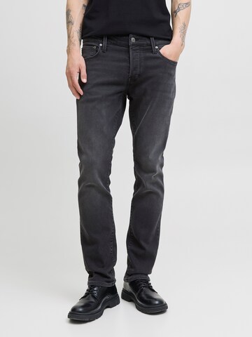 Tapered Jeans 'JJIMIKE JJFOX' di JACK & JONES in nero: frontale