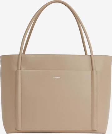 Plase de cumpărături 'LINN' de la Calvin Klein pe maro: față