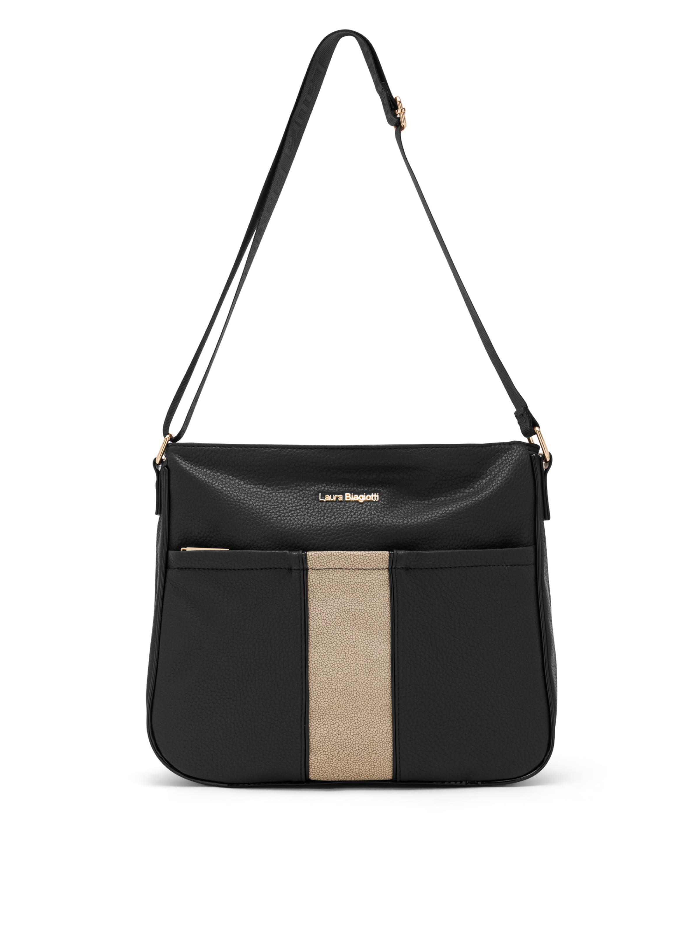 Borsa a tracolla 'Gillman 3' di Laura Biagiotti in nero