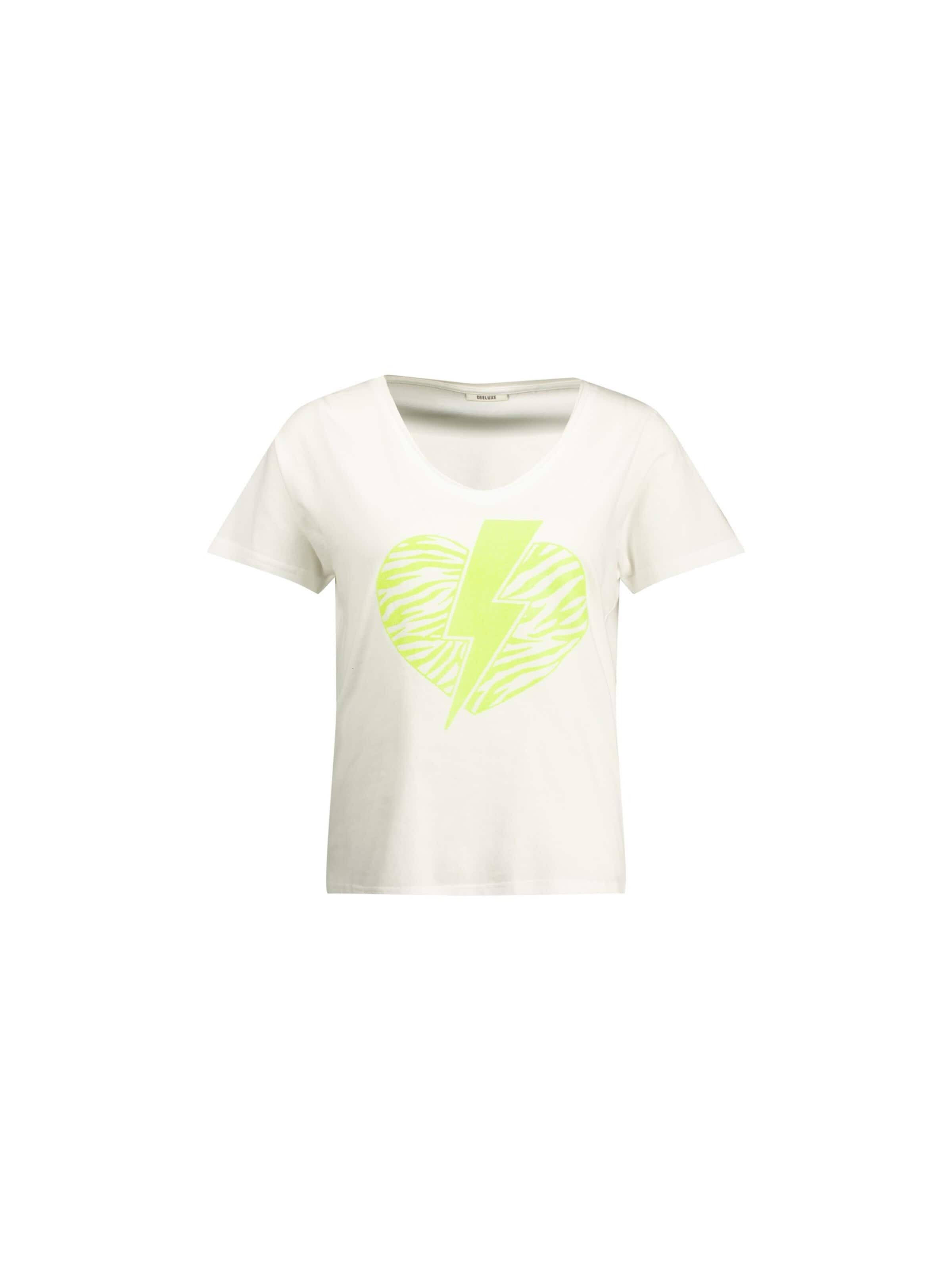 T-shirt Deeluxe en jaune : devant