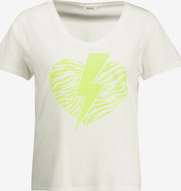 T-shirt Deeluxe en jaune : devant