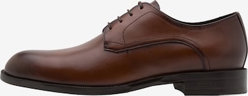 BOSS Обувь на шнуровке 'Tayil' в Коричневый: спереди