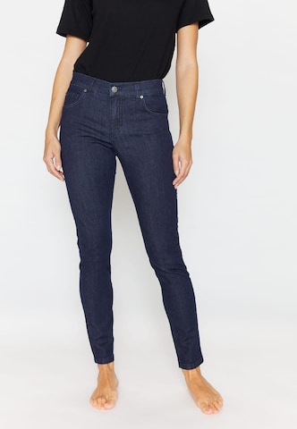 Skinny Jean Angels en bleu : devant