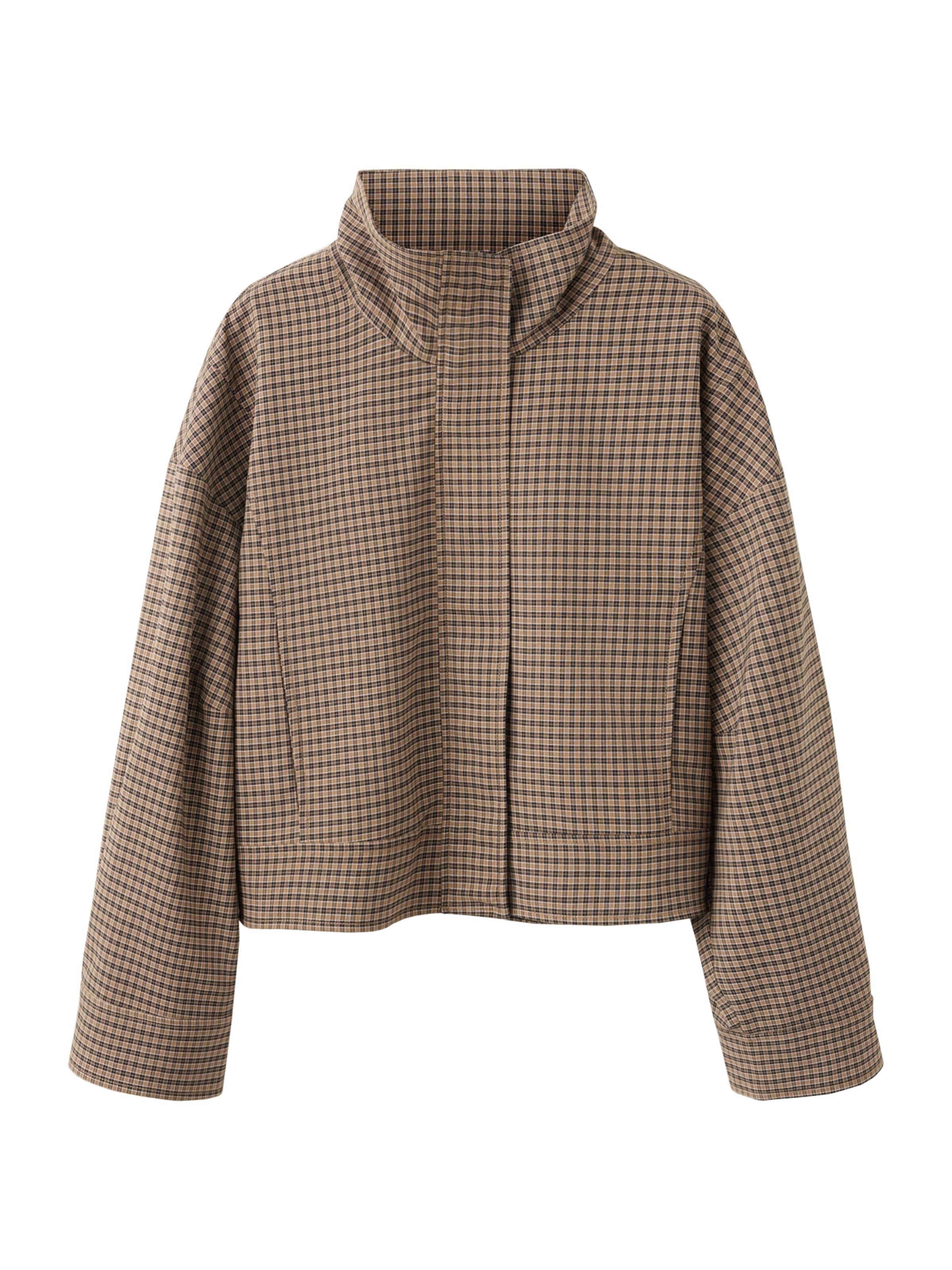 MANGO Between-Season Jacket 'Laura' in Brown: front