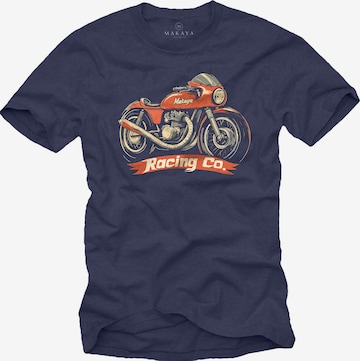 MAKAYA Shirt in Blue: front