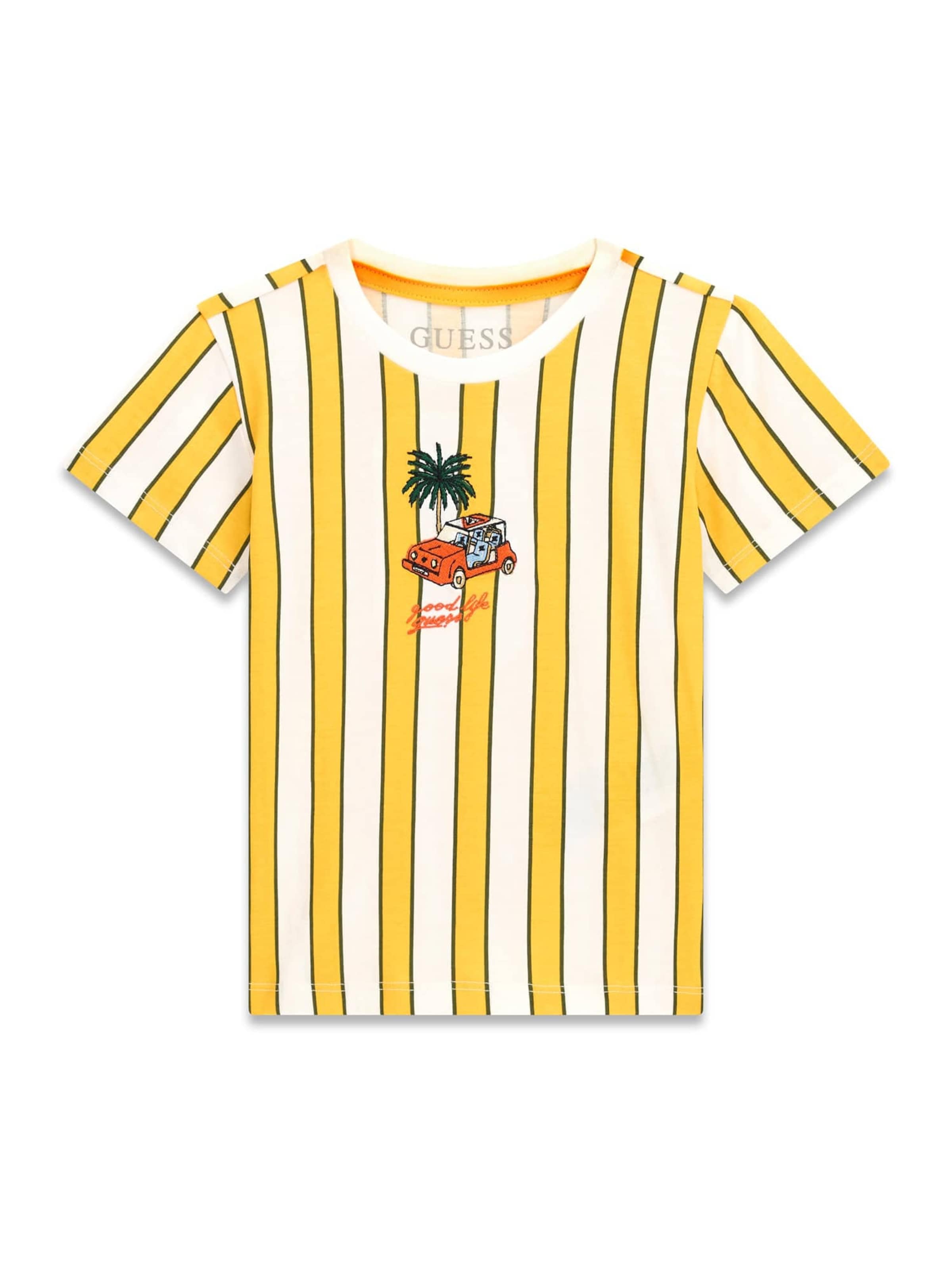 GUESS T-Shirt in Gelb: Vorderseite