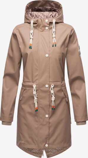NAVAHOO Tehnička jakna 'Tropical Storm' u taupe siva / tamno zelena / narančasta / bijela, Pregled proizvoda