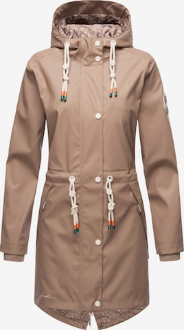 NAVAHOO Regenjacke 'Tropical Storm' in Beige: predná strana