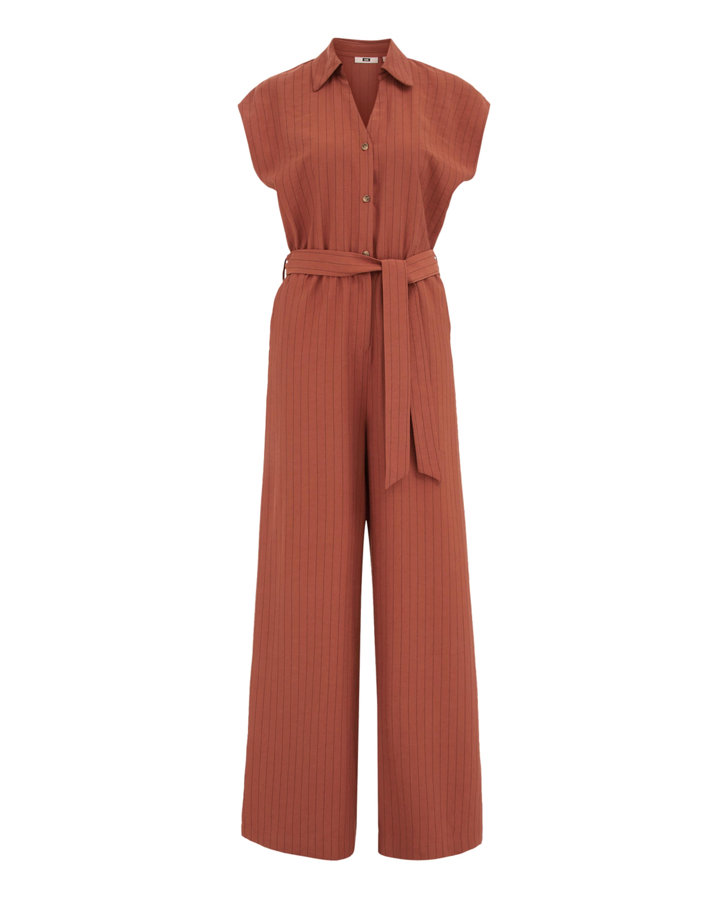 WE Fashion Kombinezon | oranžna barva: sprednja stran