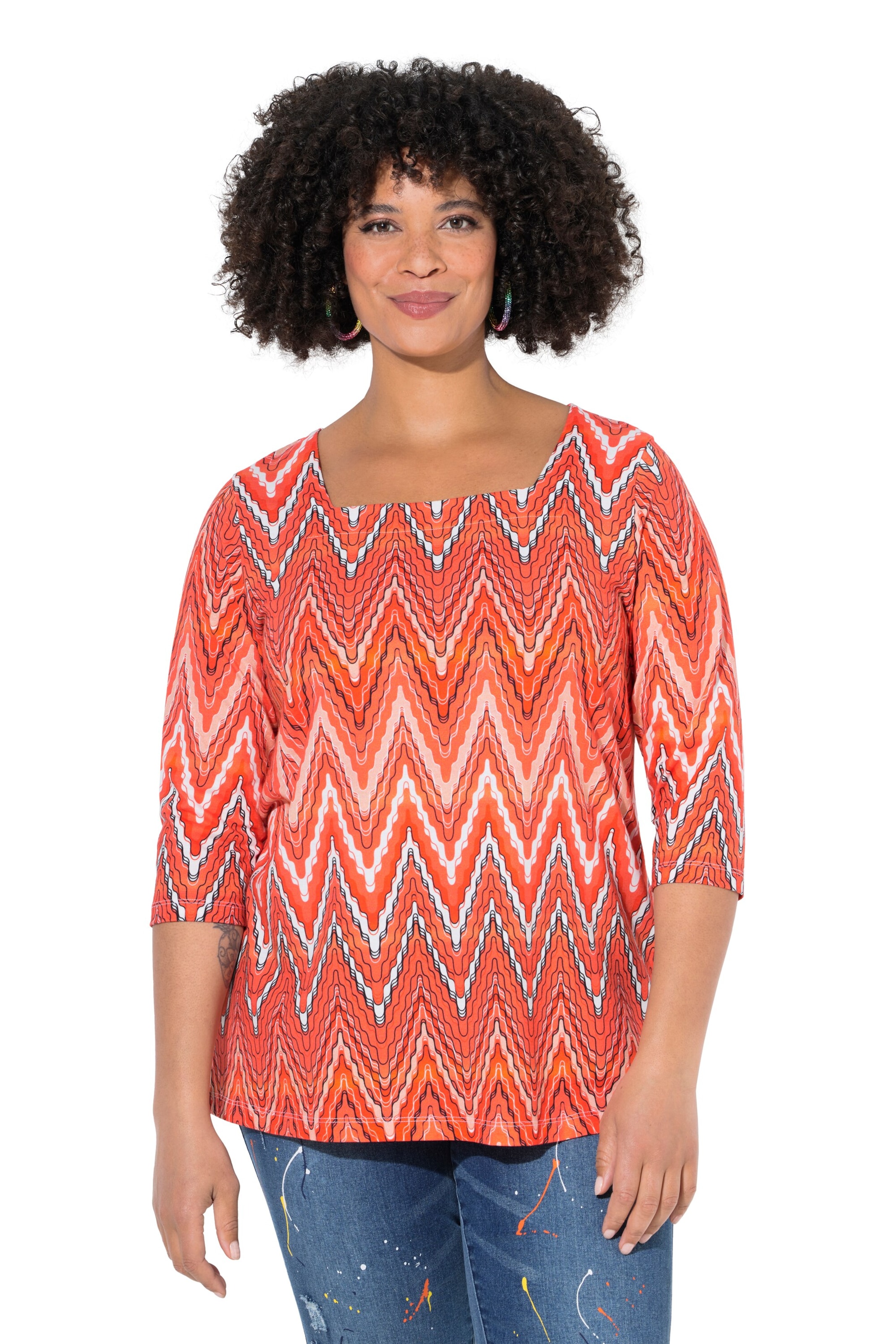 Angel of Style Shirt in Oranje: voorkant