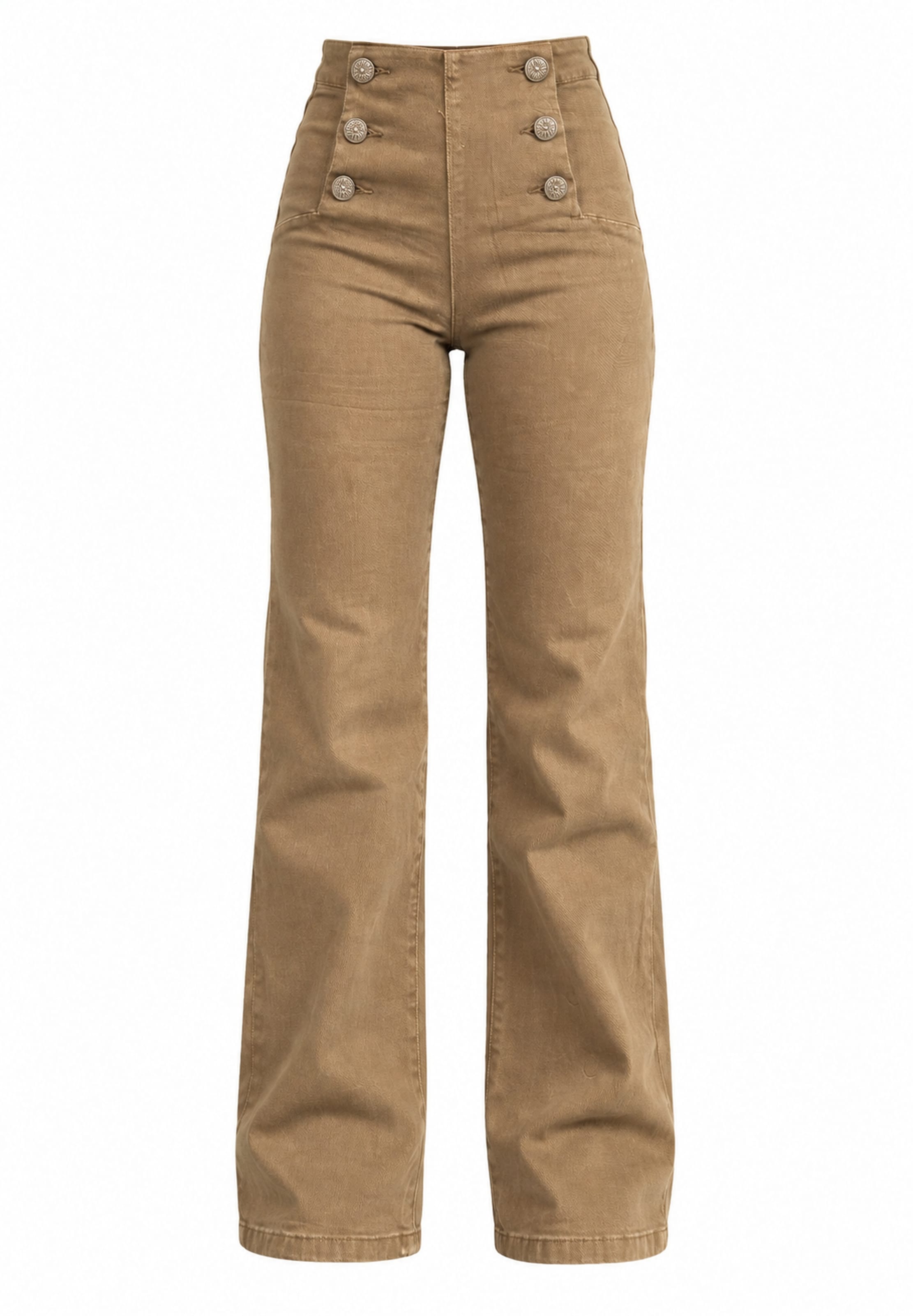 Elara Jeans in Grey: front