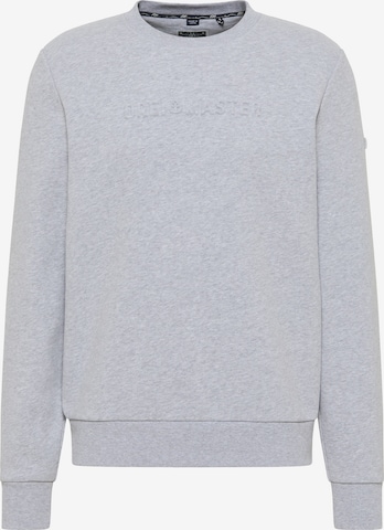 DreiMaster Maritim Sweatshirt 'Kilata' in Grijs: voorkant