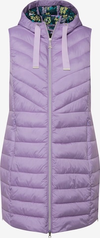 Ulla Popken Vest in Purple: front