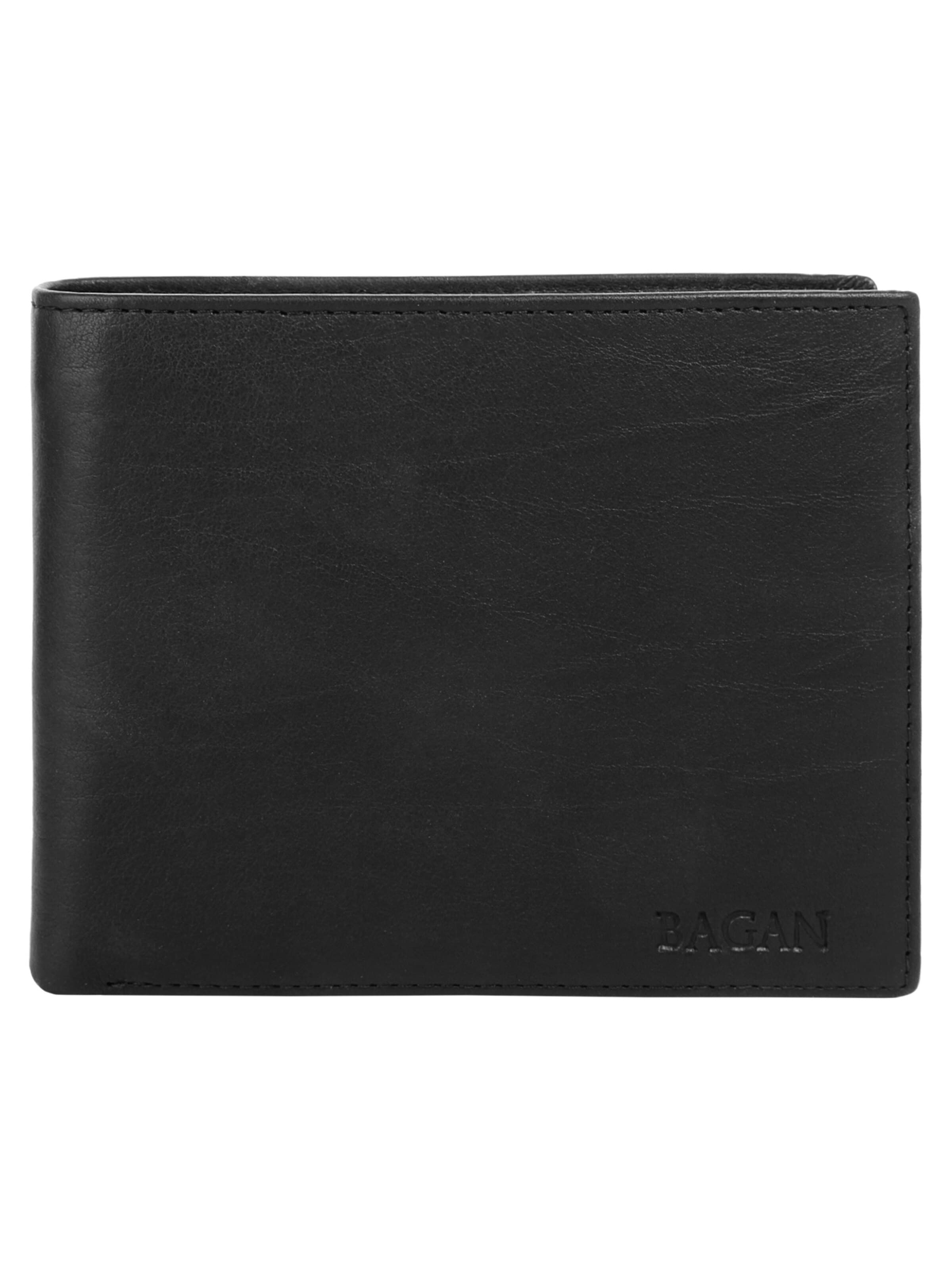 Bagan Portemonnaie‌‌‌‌‌‌‌ in Schwarz: Vorderseite