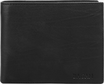 Porte-monnaies Bagan en noir : devant