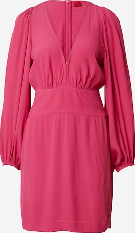 HUGO - Vestido 'Kuralaga-1' em rosa: frente