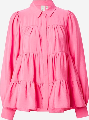 Camicia da donna 'YASPala' di YAS in rosa: frontale