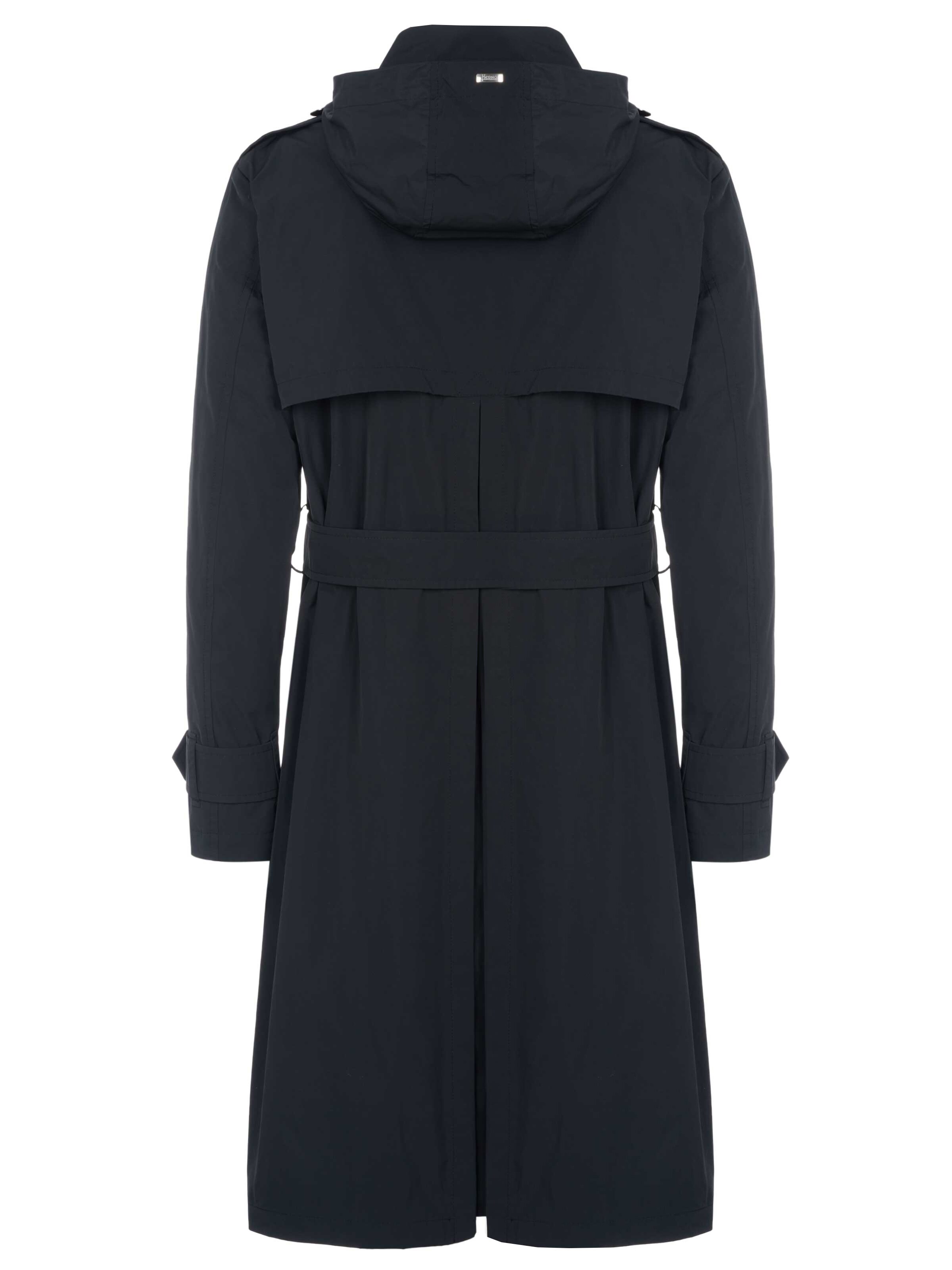 Herno Between-Seasons Coat in Black