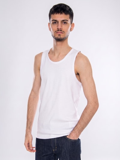 Lee Shirt 'Ribbed Tank Bright White' in S in de kleur Wit, Productweergave