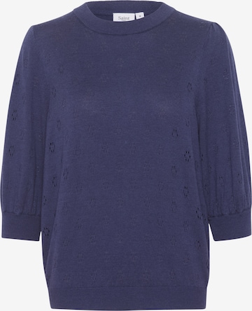 SAINT TROPEZ Pullover 'Doony' in Blau: predná strana