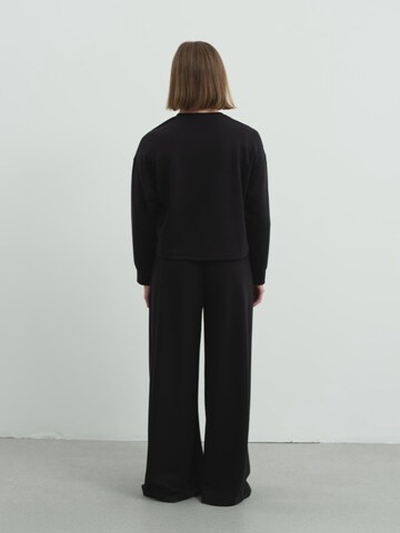 C&City Wide Leg Hose in Schwarz