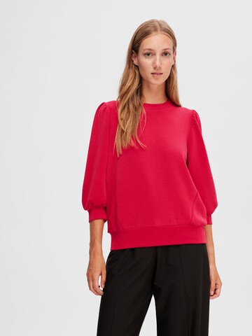 SELECTED FEMME Sweatshirt 'Tenny' in Rot: predná strana