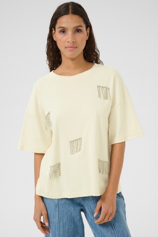 KAREN BY SIMONSEN Bluse i hvid: forside