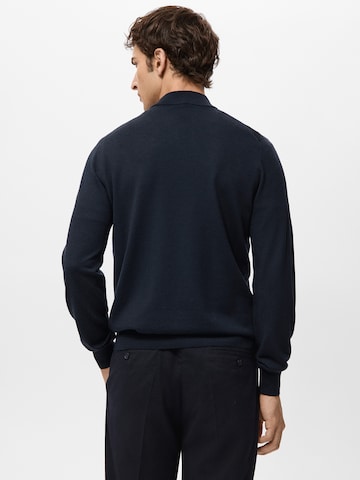 MANGO MAN Sveter 'WILLYM' - Modrá